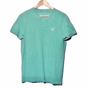 American Eagle Sea Green Short Sleeve Tee Shirt